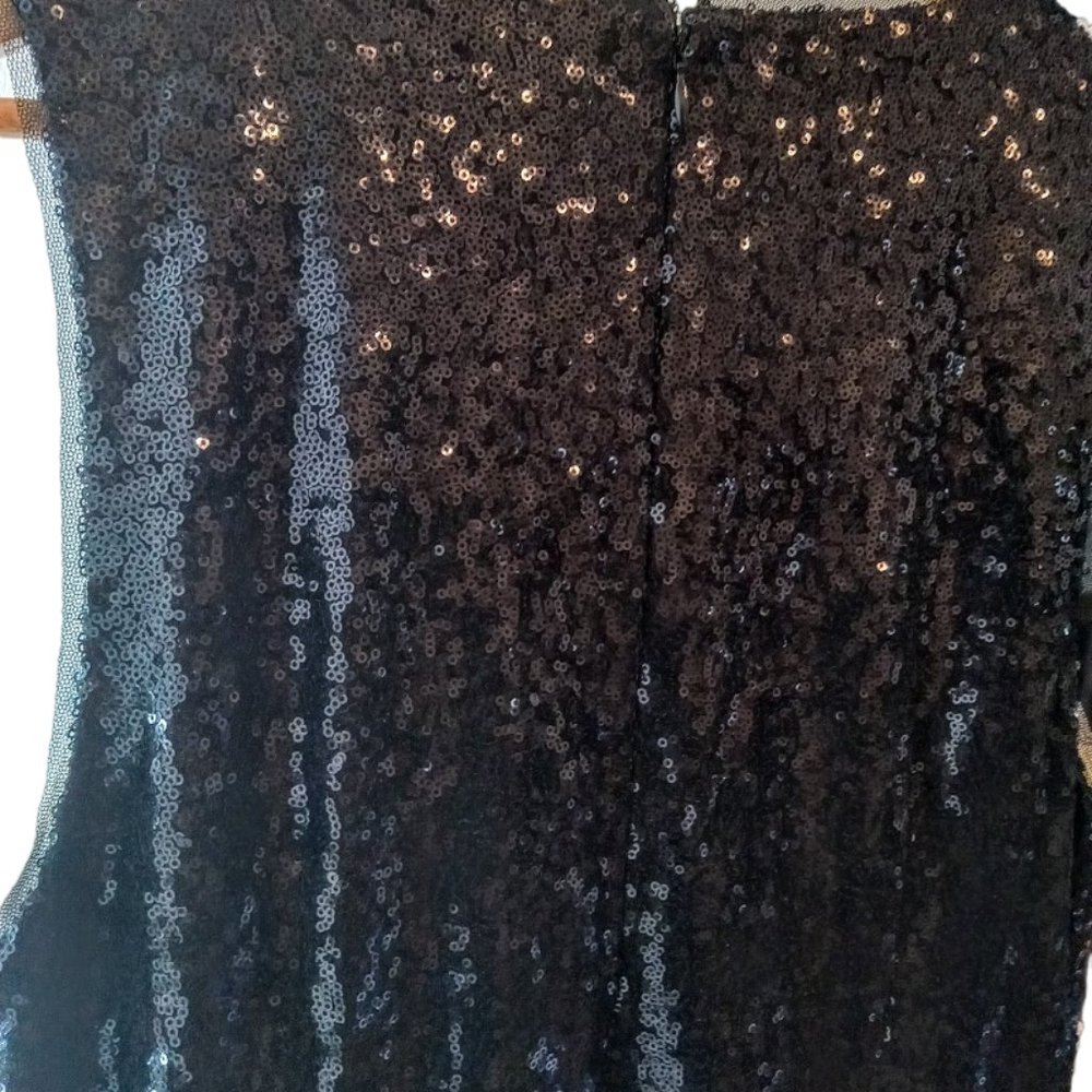 NWT | Gorgeous Sequin Floral Cocktail Dress | Laundry by Shelli Segal | Size: 10 - Picture 5 of 15